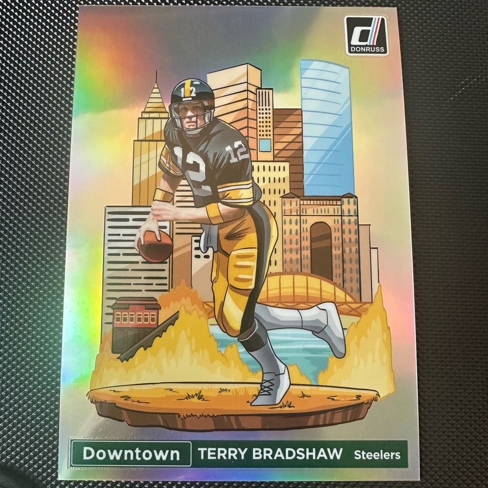 2024 Panini Donruss JUMBO Downtown Terry Bradshaw Card No. 10
